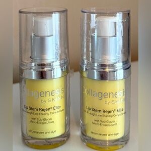 SKINN COLLAGENESIS 2 LIP STEM REJEN ELITE LIP & LAUGH LINE ERASER .5 OZ EACH